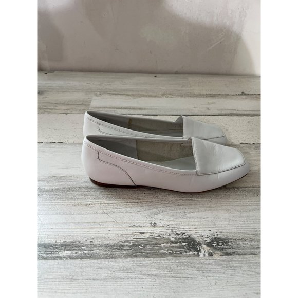 Enzo Angiolini Blake woman’s cream leather loafer - Picture 2 of 7